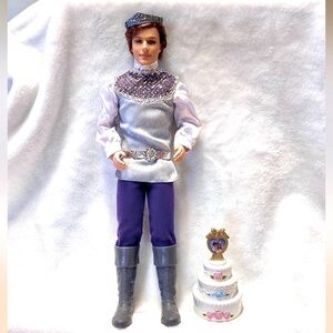 Mattel Barbie 2005 Prince Stefan Rapunzel Wedding 1995 Rapunzel Wedding Cake Set